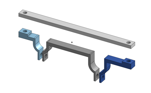 Wheel Mount Support Bracket STL Download